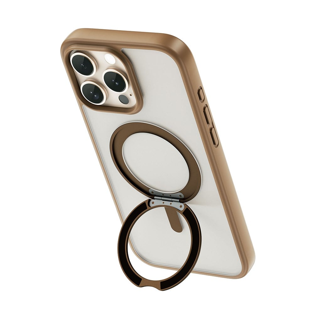Apple iPhone 16 Pro Kılıf M-safe Şarj Özellikli Parmak İzi Bırakmayan Wiwu FGG-202 Armor Ultra Serisi Kapak
