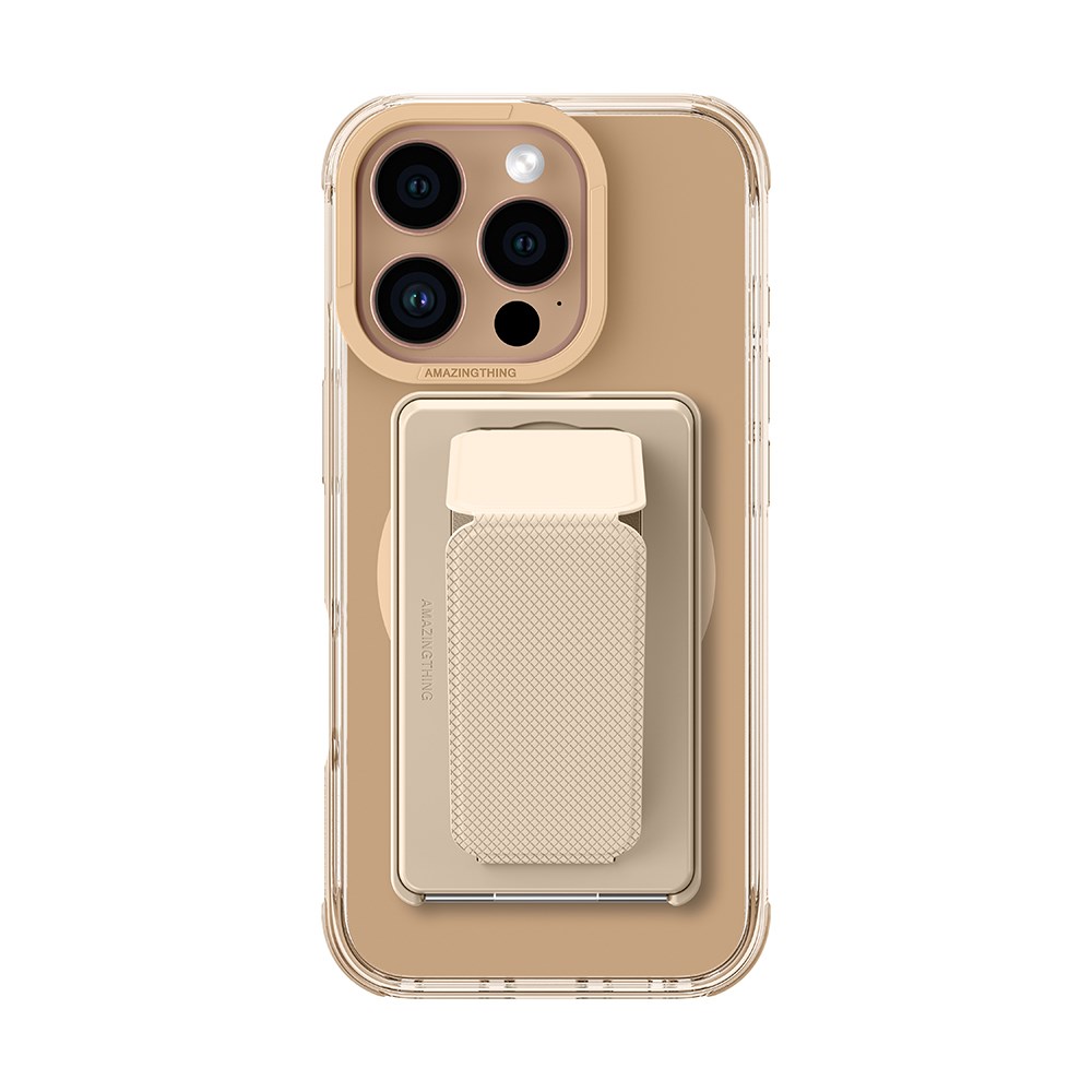 Apple iPhone 16 Pro Kılıf M-safe Şarj Özellikli Standlı Set Amazingthing Omni Adventure Serisi Kapak