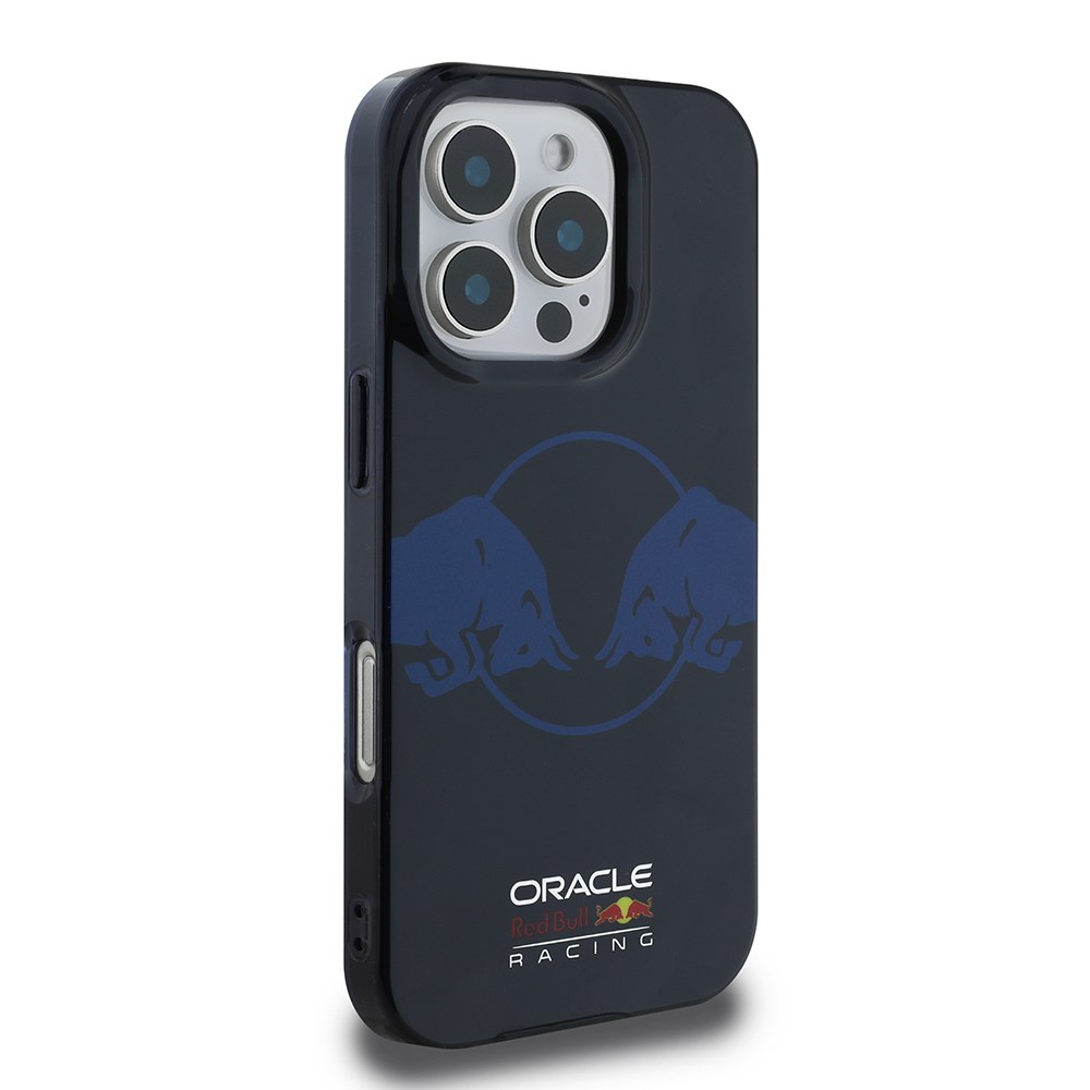 Apple iPhone 16 Pro Kılıf Redbull Orjinal Lisanslı M-safe Şarj Özellikli IML Çift Boğa Baskılı Sert PC Kapak