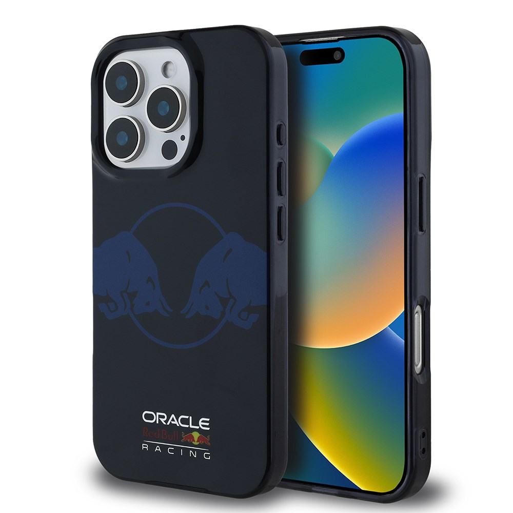 Apple iPhone 16 Pro Kılıf Redbull Orjinal Lisanslı M-safe Şarj Özellikli IML Çift Boğa Baskılı Sert PC Kapak
