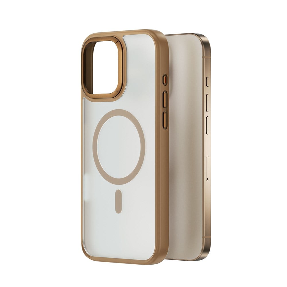 Apple iPhone 16 Pro Kılıf Wiwu FGG-012 ArmorPro Serisi M-safe Şarj Özellikli Parmak İzi Bırakmayan Kılıf