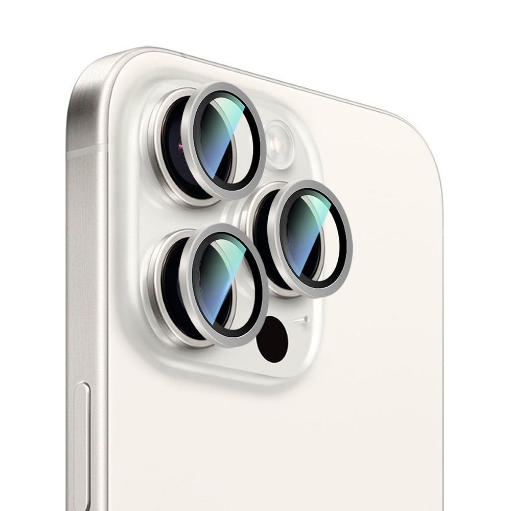 Apple iPhone 16 Pro Max CaseWorld Alloy Two-Color Serisi Lens Koruyucu