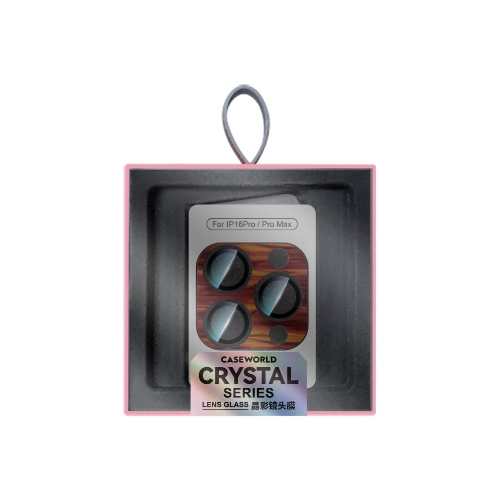 Apple iPhone 16 Pro Max CaseWorld Crystal Color Serisi Full Kamera Lens Koruyucu