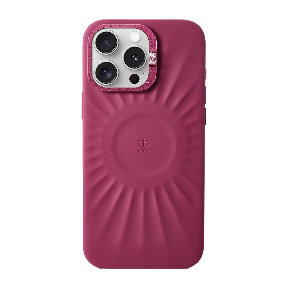 Apple iPhone 16 Pro Max Kılıf Kabartma Tasarımlı Metal Kamera Çerçeveli Pynana Starlight Serisi Kapak