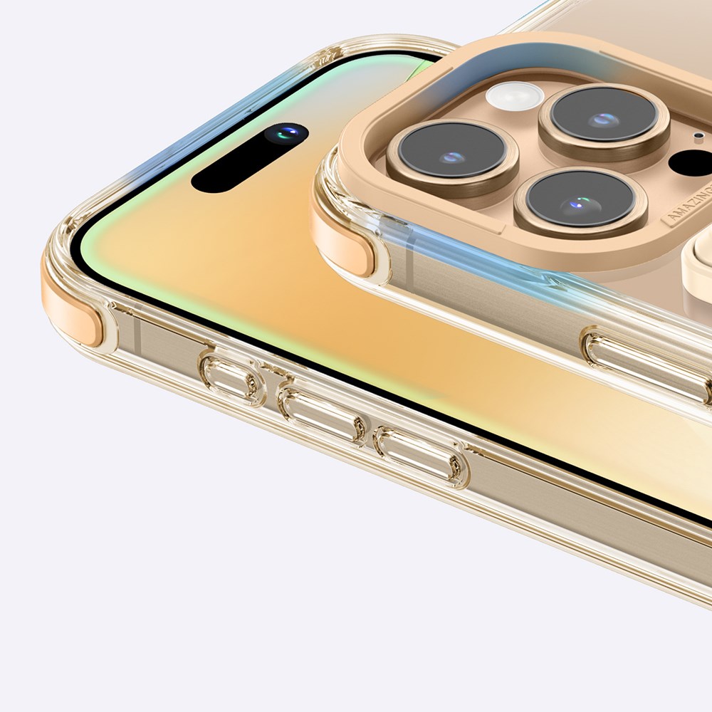 Apple iPhone 16 Pro Max Kılıf M-safe Şarj Özellikli Standlı Set Amazingthing Omni Adventure Serisi Kapak