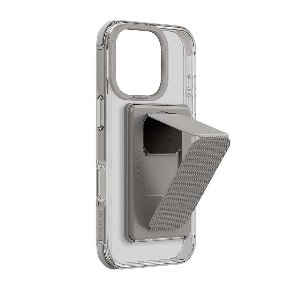Apple iPhone 16 Pro Max Kılıf M-safe Şarj Özellikli Standlı Set Amazingthing Omni Adventure Serisi Kapak