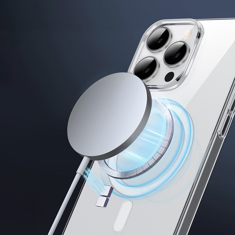 Apple iPhone 16 Pro Max Kılıf M-safe Şarj Özellikli Wiwu YXK-207 Invisible Pro Sert PC Kapak