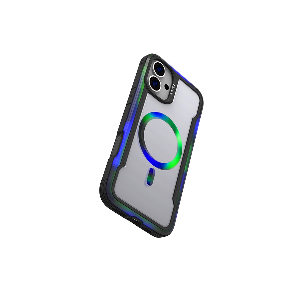 Apple iPhone 16 Pro Max Kılıf M-safe Şarj Özellikli Airbagli Raptic Shield 2.0 Serisi Şeffaf Arka Yüzey Kapak