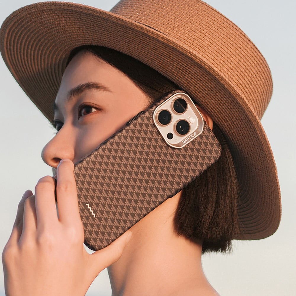 Apple iPhone 16 Pro Max Kılıf M-safe Şarj Özellikli Raptic Aramid Skin Origin Serisi Kapak