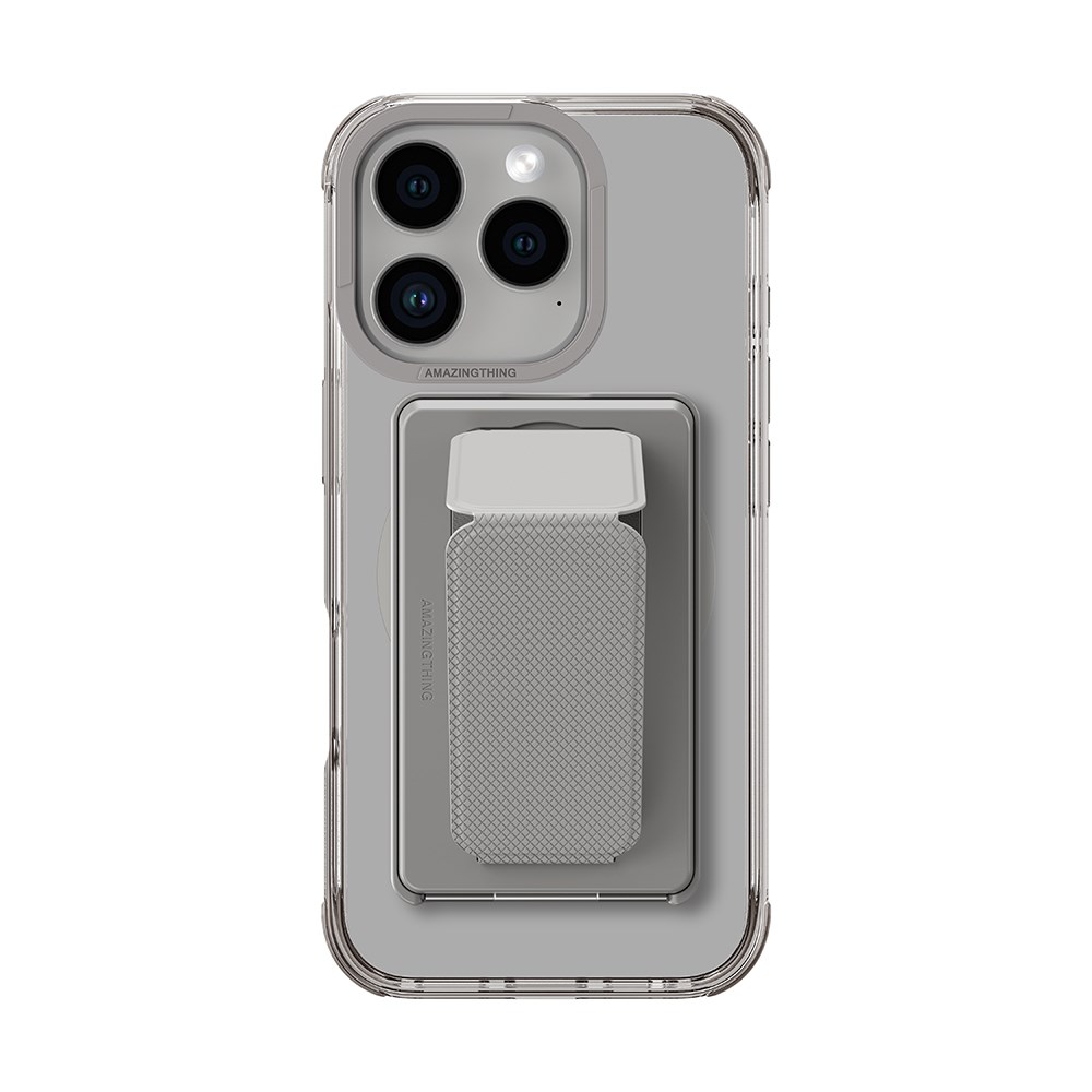 Apple iPhone 16 Pro Max Kılıf M-safe Şarj Özellikli Standlı Set Amazingthing Omni Adventure Serisi Kapak