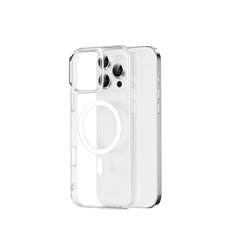 Apple iPhone 16 Pro Max Kılıf M-safe Şarj Özellikli Wiwu YXK-207 Invisible Pro Sert PC Kapak