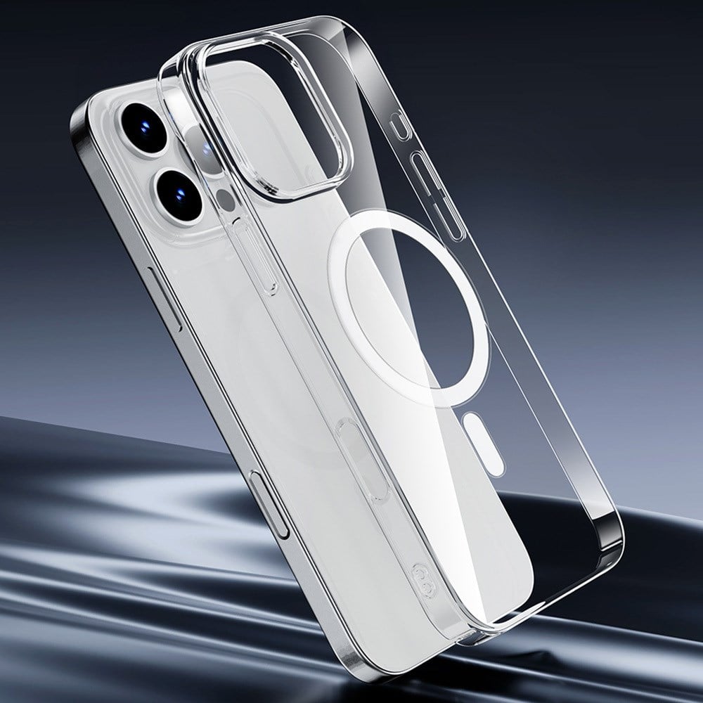 Apple iPhone 16 Pro Max Kılıf M-safe Şarj Özellikli Wiwu YXK-207 Invisible Pro Sert PC Kapak