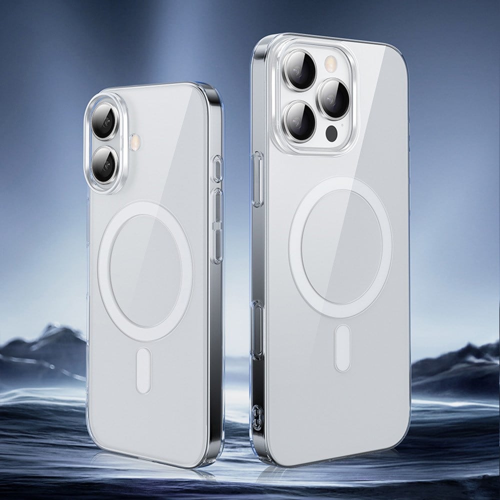 Apple iPhone 16 Pro Max Kılıf M-safe Şarj Özellikli Wiwu YXK-207 Invisible Pro Sert PC Kapak