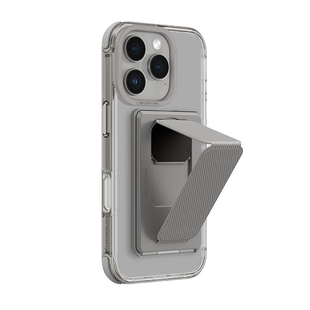 Apple iPhone 16 Pro Max Kılıf M-safe Şarj Özellikli Standlı Set Amazingthing Omni Adventure Serisi Kapak