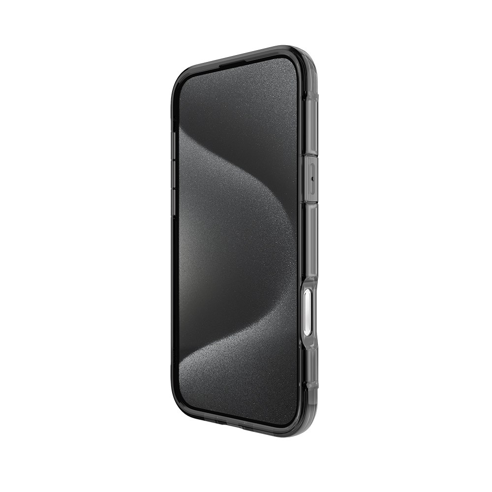 Apple iPhone 16 Pro Max Kılıf M-safe Şarj Özellikli Raptic Air Serisi Airbag Tasarımlı Metal Köşelikli Şeffaf Kapak