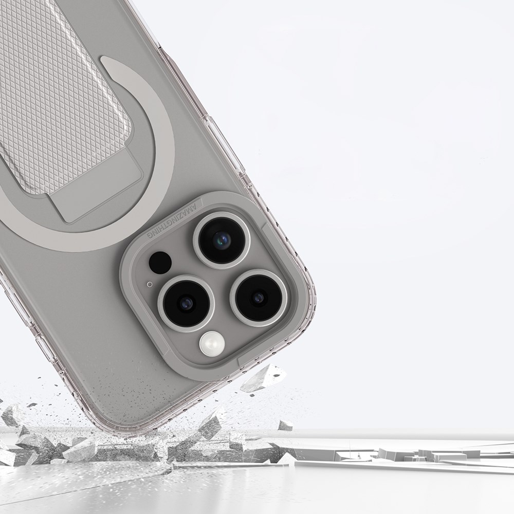 Apple iPhone 16 Pro Max Kılıf M-safe Şarj Özellikli Standlı Amazingthing Titan Pro Plus Kapak