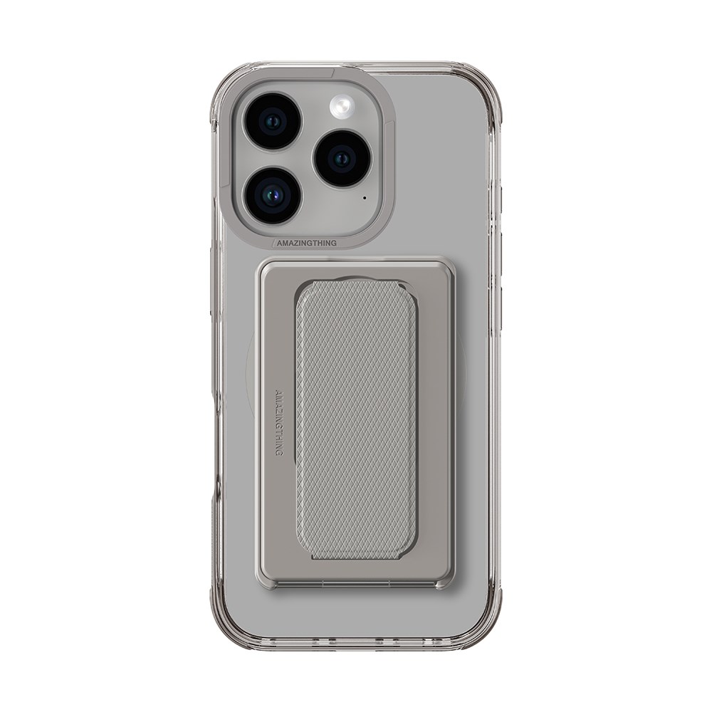 Apple iPhone 16 Pro Max Kılıf M-safe Şarj Özellikli Standlı Set Amazingthing Omni Adventure Serisi Kapak