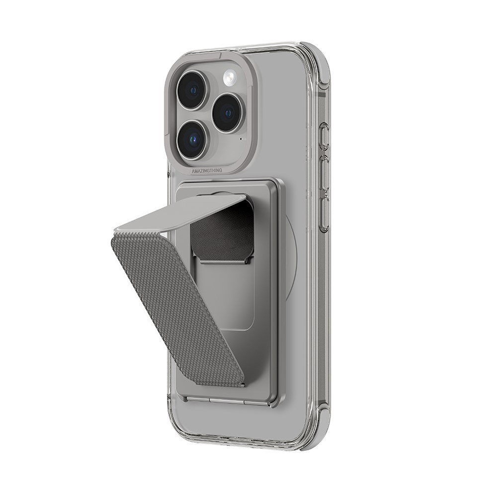 Apple iPhone 16 Pro Max Kılıf M-safe Şarj Özellikli Standlı Set Amazingthing Omni Adventure Serisi Kapak