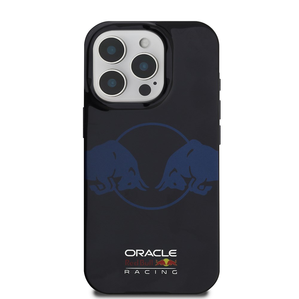 Apple iPhone 16 Pro Max Kılıf Redbull Orjinal Lisanslı M-safe Şarj Özellikli IML Çift Boğa Baskılı Sert Kapak