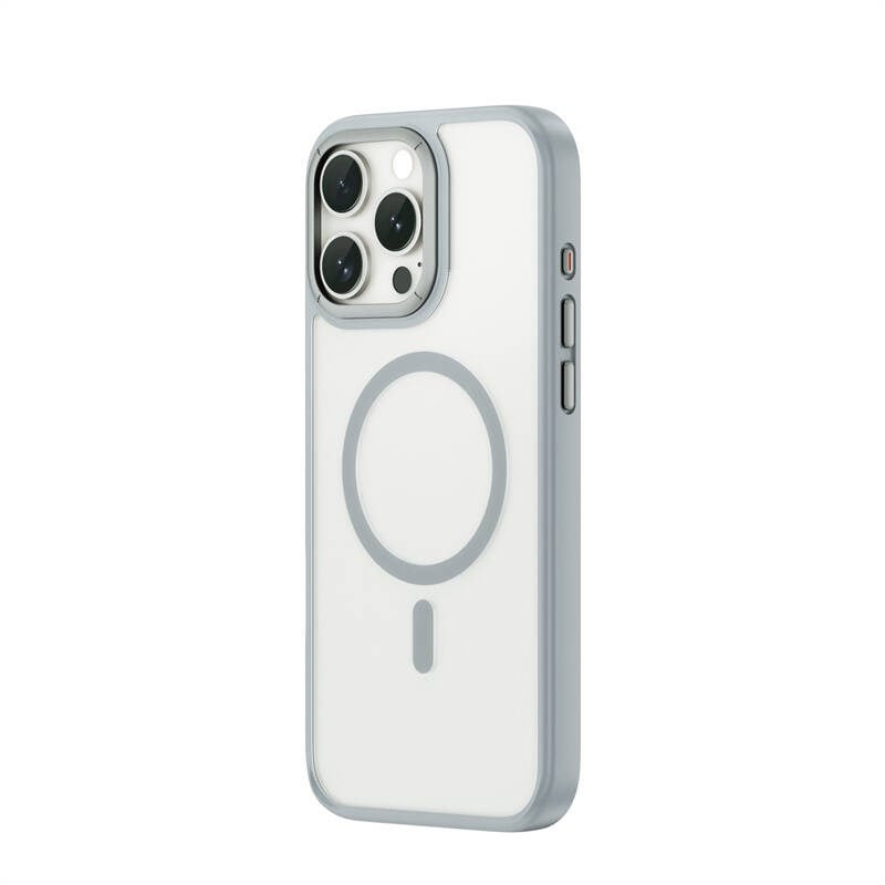 Apple iPhone 16 Pro Max Kılıf Wiwu FGG-012 ArmorPro Serisi M-safe Şarj Özellikli Parmak İzi Bırakmayan Kılıf