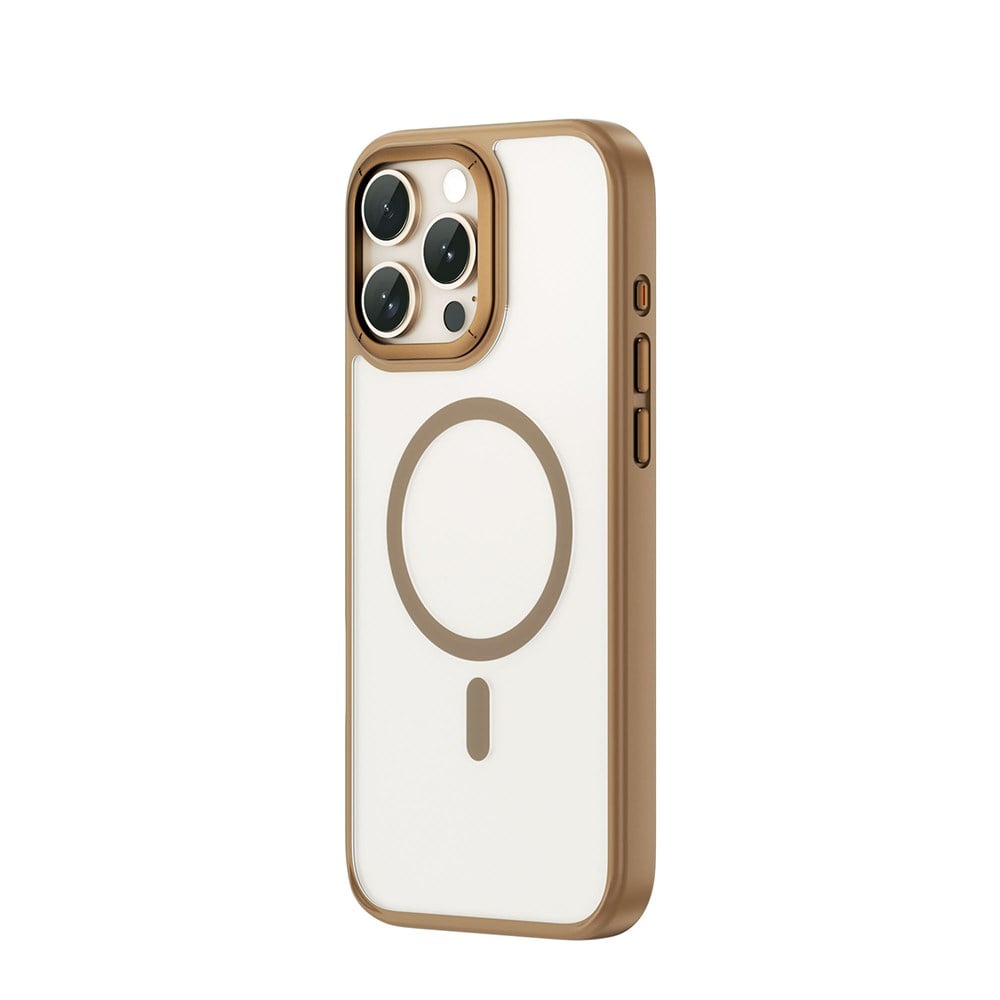 Apple iPhone 16 Pro Max Kılıf Wiwu FGG-012 ArmorPro Serisi M-safe Şarj Özellikli Parmak İzi Bırakmayan Kılıf