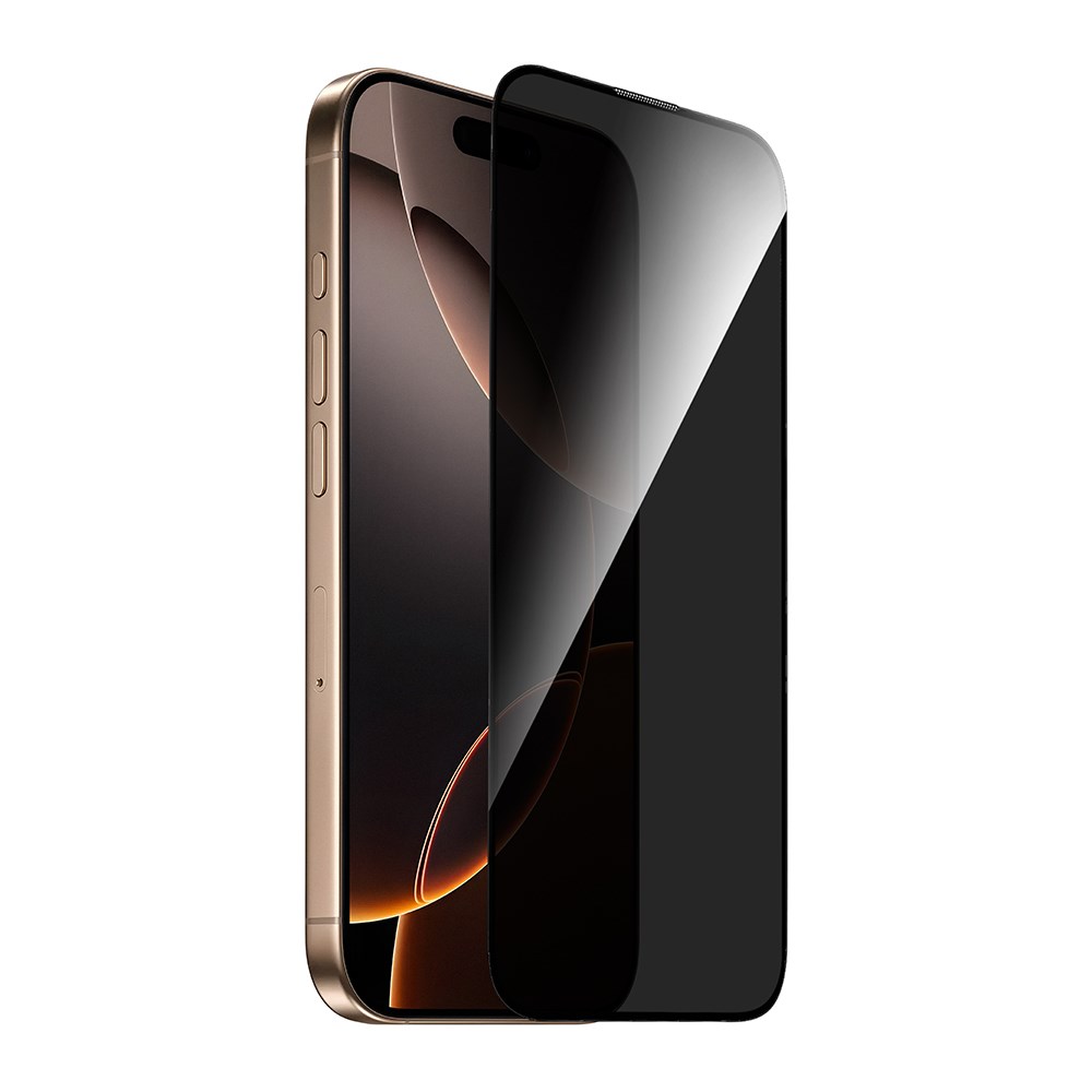 Apple iPhone 16 Wiwu GT-021 Titan Guard Serisi Şok Emici Hibrit Polimer Privacy Ekran Koruyucu Film + Kolay Uygulama Aparatı