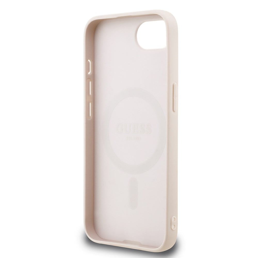 Apple iPhone 16E Kılıf Guess Orjinal Lisanslı M-safe Şarj Özellikli Small 4G Classic Kapak