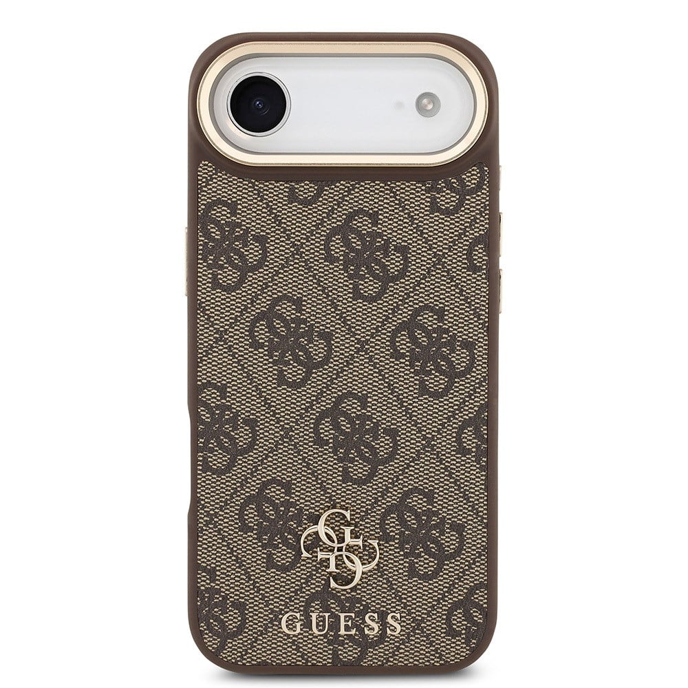 Apple iPhone 17 Air Guess Orjinal Lisanslı 4G ve Yazı Logolu Kılıf + Ekran Koruyucu + Lens Koruyucu 3in1 Aksesuar Seti