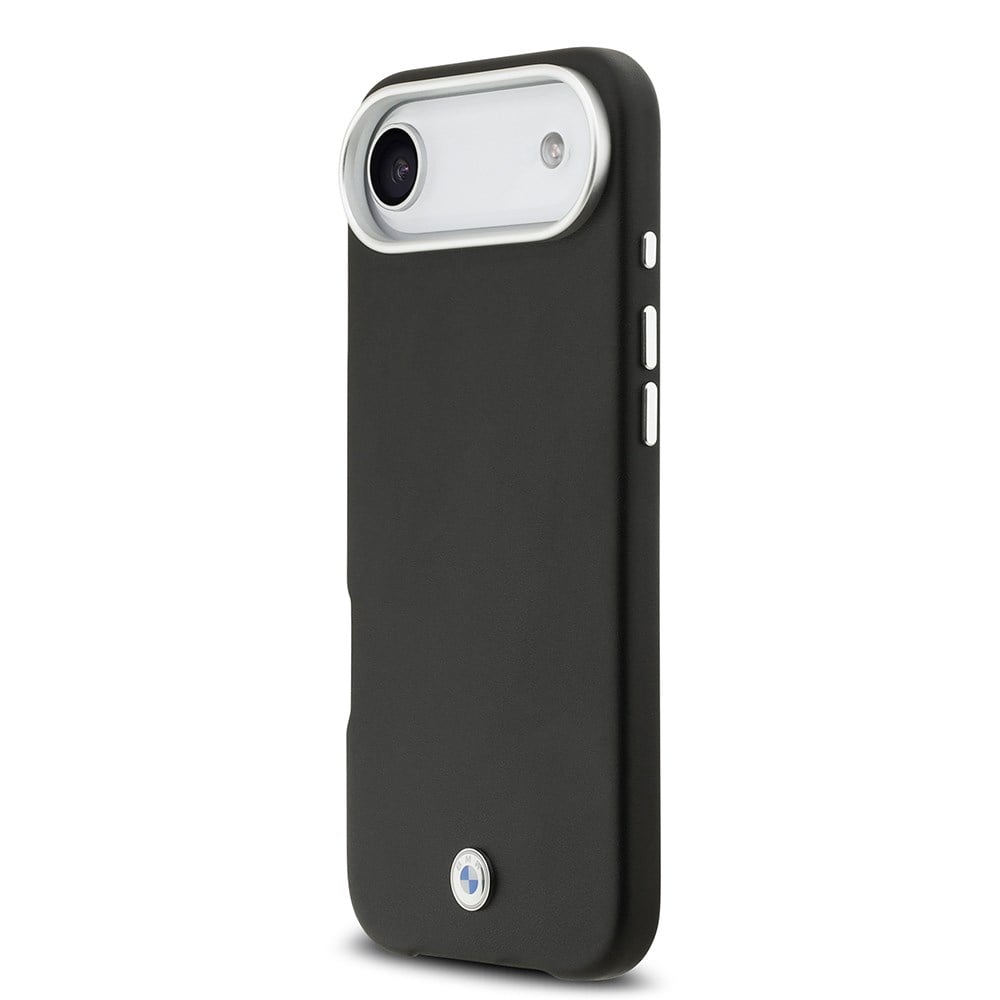 Apple iPhone 17 Air Kılıf BMW Orjinal Lisanslı M-safe Şarj Özellikli Metal Logolu Tam Kaplama Deri Kapak