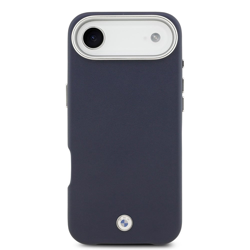 Apple iPhone 17 Air Kılıf BMW Orjinal Lisanslı M-safe Şarj Özellikli Metal Logolu Tam Kaplama Deri Kapak