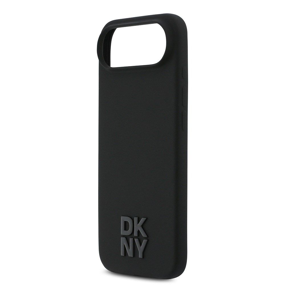 Apple iPhone 17 Air Kılıf DKNY Orjinal Lisanslı M-safe Şarj Özellikli Metal Logolu Silikon Kapak