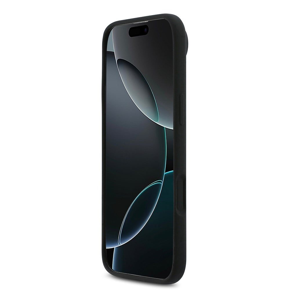 Apple iPhone 17 Air Kılıf DKNY Orjinal Lisanslı M-safe Şarj Özellikli Metal Logolu Silikon Kapak