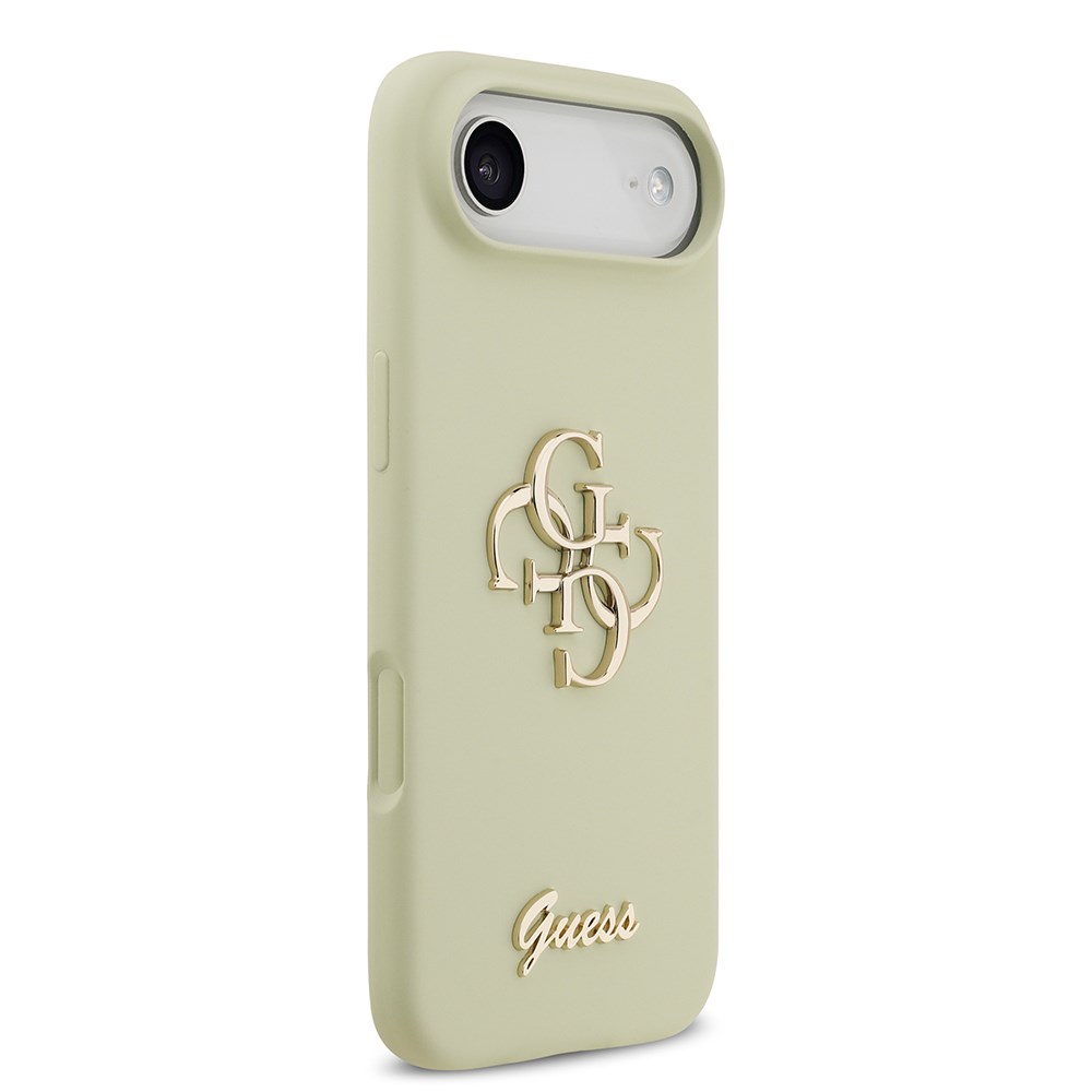Apple iPhone 17 Air Kılıf Guess Orjinal Lisanslı Grained Yazı Logolu Kapak