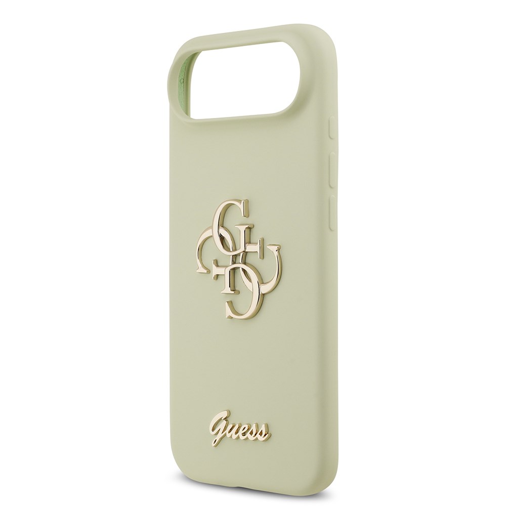 Apple iPhone 17 Air Kılıf Guess Orjinal Lisanslı Grained Yazı Logolu Kapak