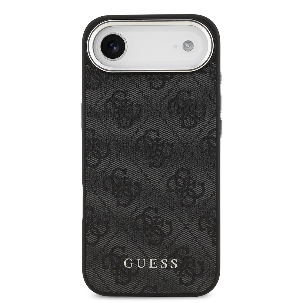 Apple iPhone 17 Air Kılıf Guess Orjinal Lisanslı M-safe Şarj Özellikli 4G Klasik Yazı Logolu Kapak