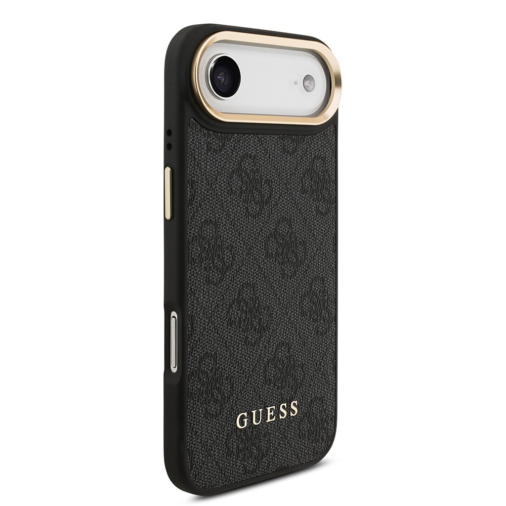 Apple iPhone 17 Air Kılıf Guess Orjinal Lisanslı M-safe Şarj Özellikli Askılı ve 4G Logo Kartlıklı Kapak