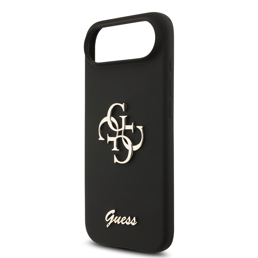 Apple iPhone 17 Air Kılıf Guess Orjinal Lisanslı Grained Yazı Logolu Kapak