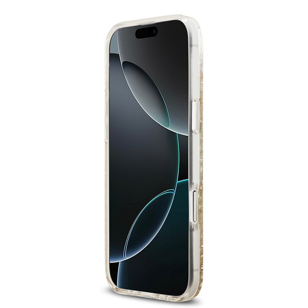 Apple iPhone 17 Air Kılıf Guess Orjinal Lisanslı M-safe Şarj Özellikli Transparan Resin Bottom Kapak