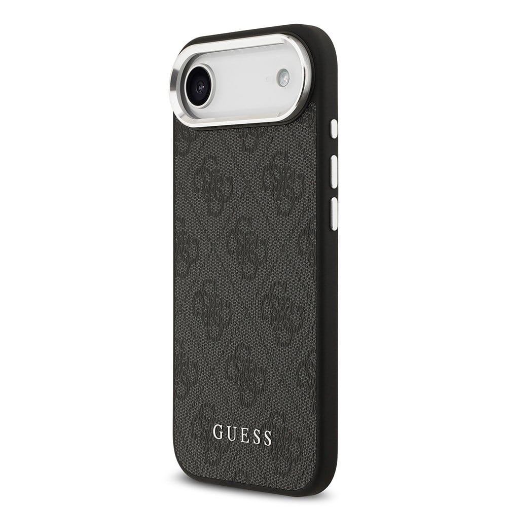 Apple iPhone 17 Air Kılıf Guess Orjinal Lisanslı M-safe Şarj Özellikli 4G Klasik Yazı Logolu Kapak