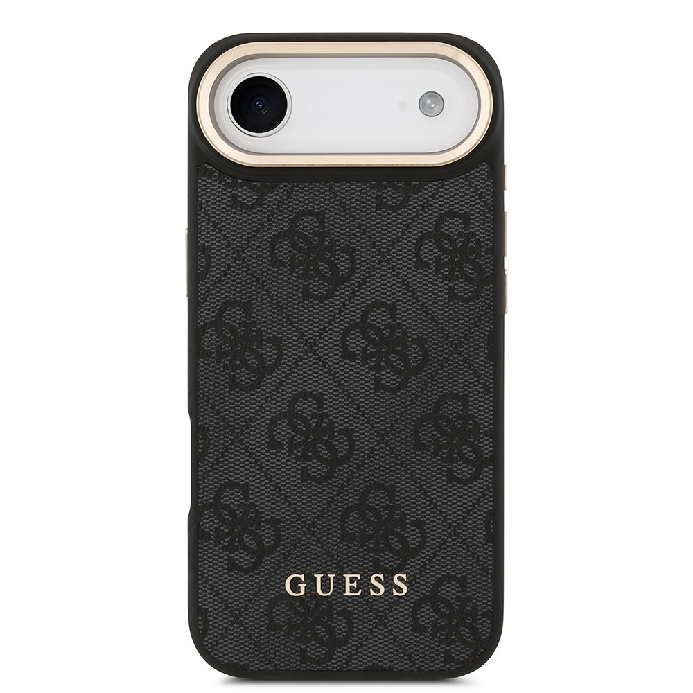 Apple iPhone 17 Air Kılıf Guess Orjinal Lisanslı M-safe Şarj Özellikli Askılı ve 4G Logo Kartlıklı Kapak