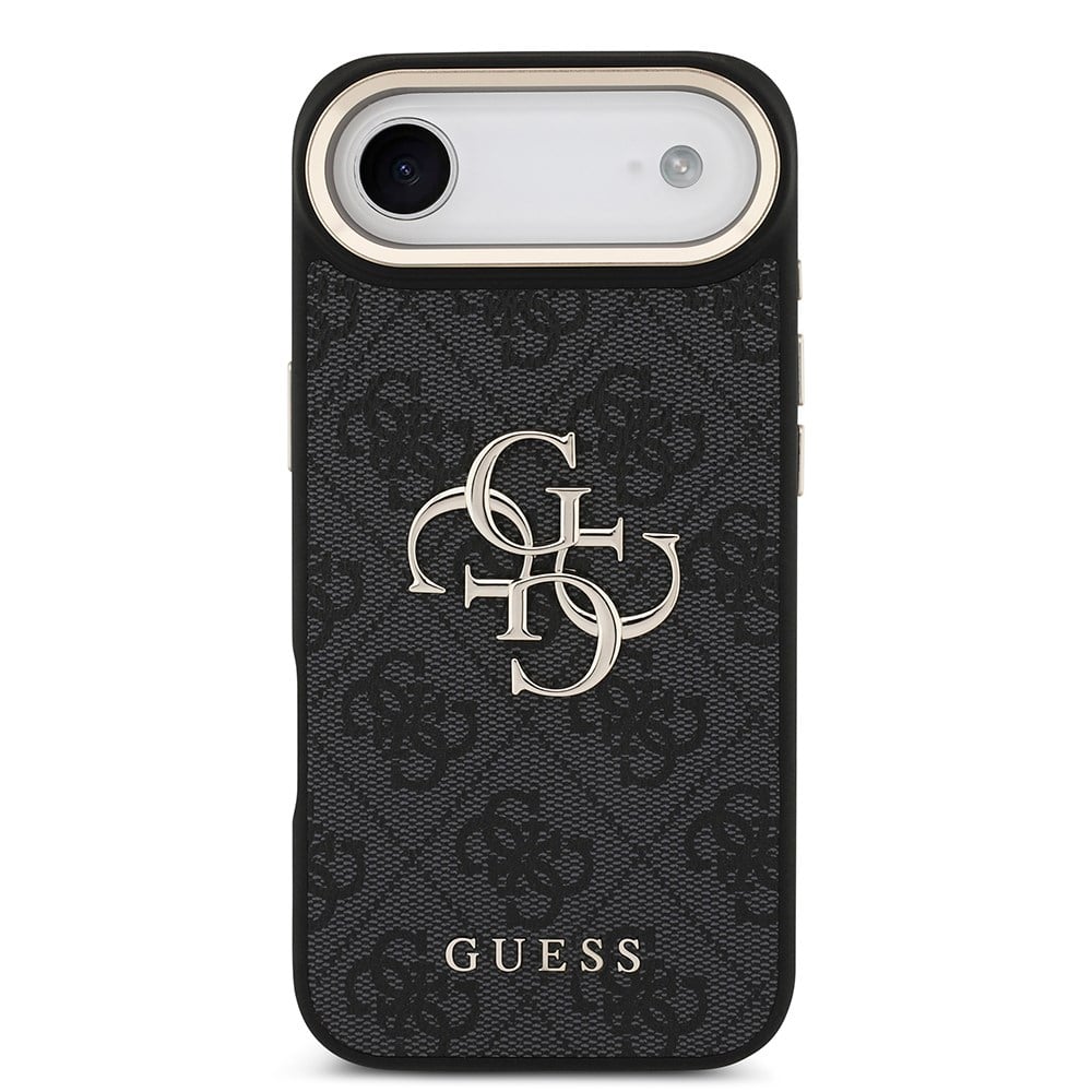 Apple iPhone 17 Air Kılıf Guess Orjinal Lisanslı 4G Büyük Metal Logolu Kalın Askılı Kapak