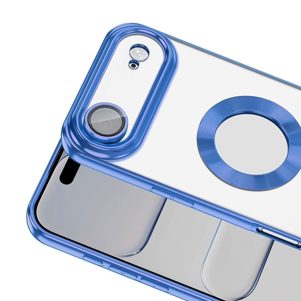 Apple iPhone 17 Air Kılıf Kamera Korumalı Logo Gösteren Zore Omega Kapak