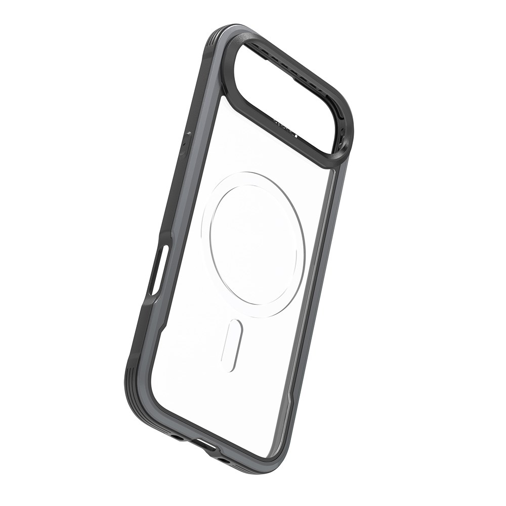 Apple iPhone 17 Air Kılıf M-safe Şarj Özellikli Airbagli Raptic Shield Serisi Şeffaf Arka Yüzey Kapak