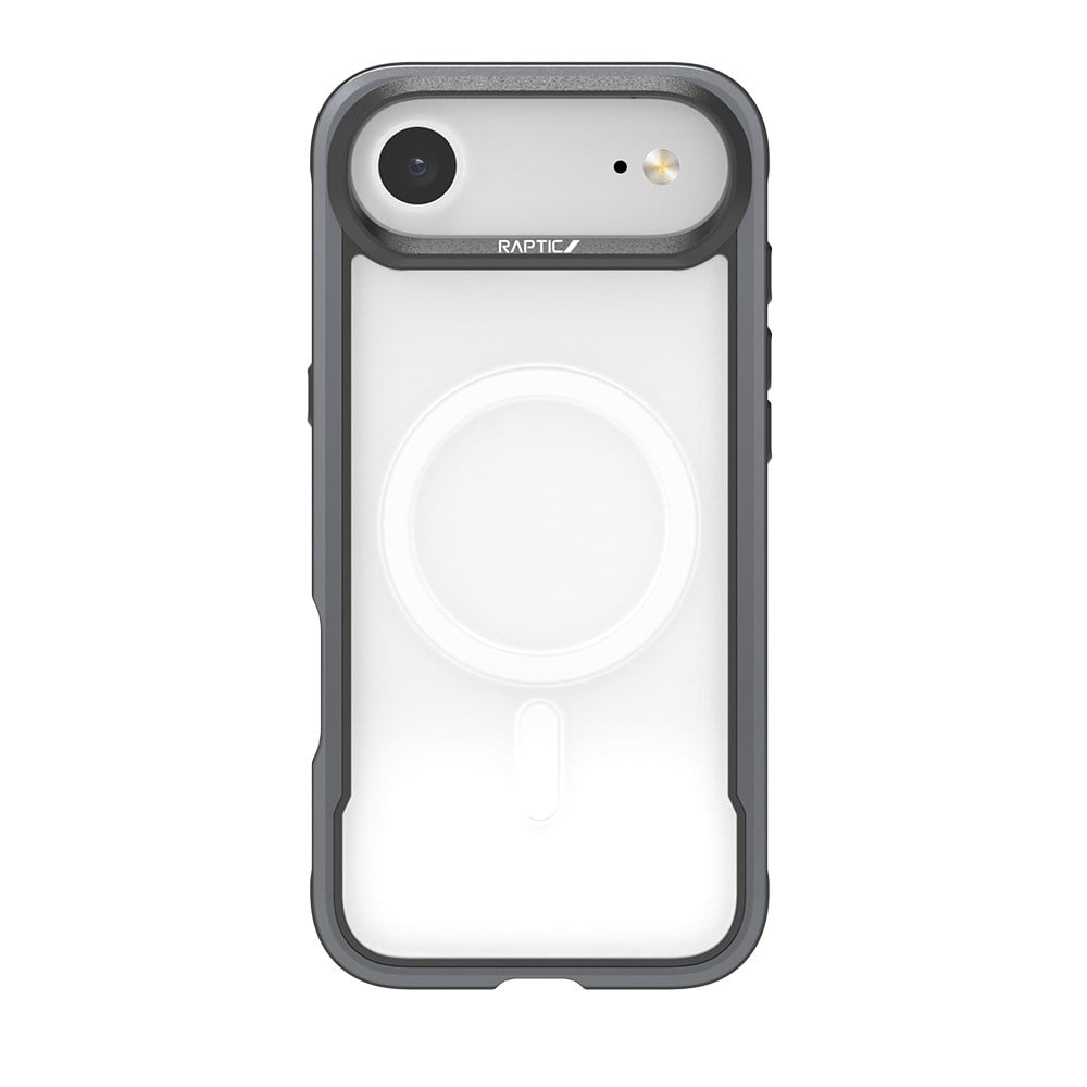 Apple iPhone 17 Air Kılıf M-safe Şarj Özellikli Airbagli Raptic Shield Serisi Şeffaf Arka Yüzey Kapak
