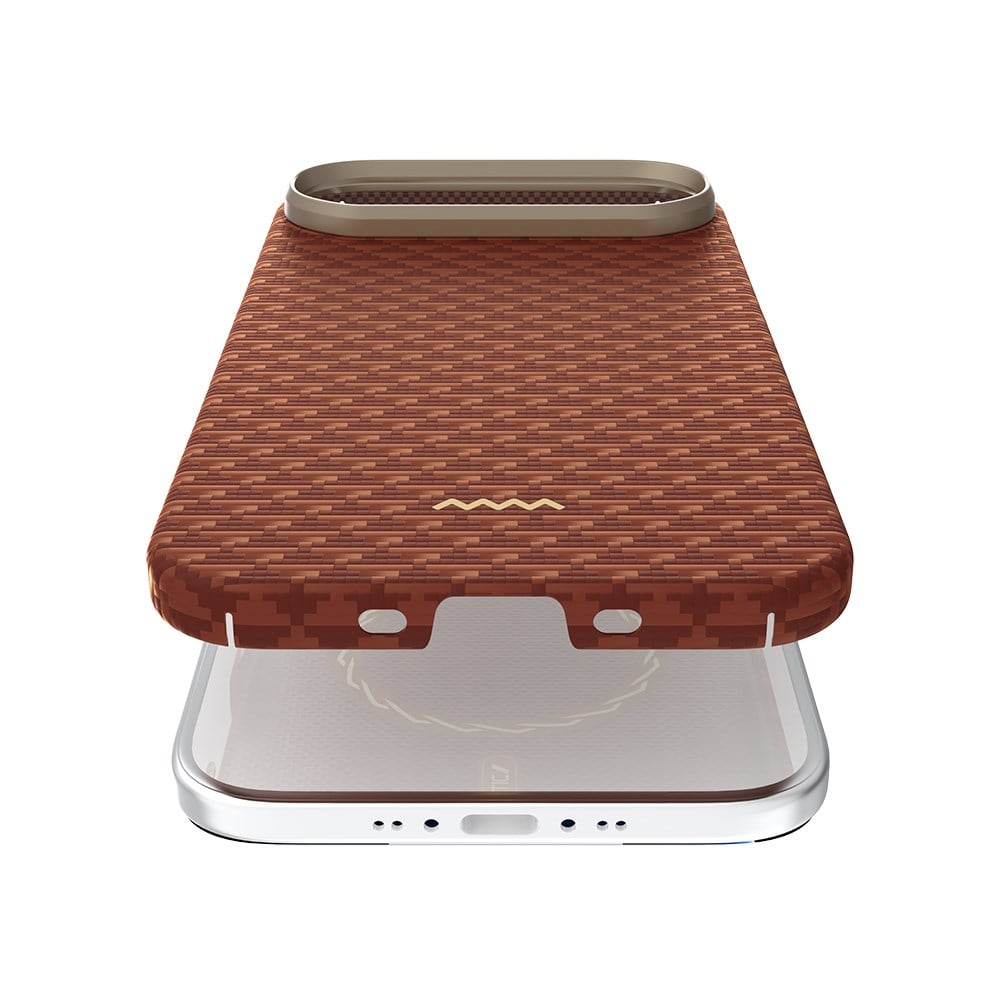Apple iPhone 17 Air Kılıf M-safe Şarj Özellikli Raptic Aramid Skin Origin Serisi Kapak