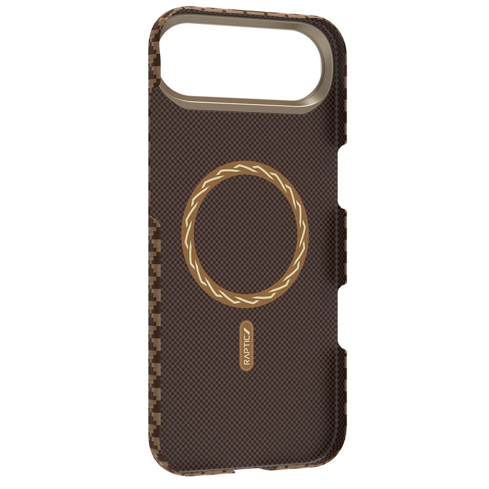 Apple iPhone 17 Air Kılıf M-safe Şarj Özellikli Raptic Aramid Skin Origin Serisi Kapak