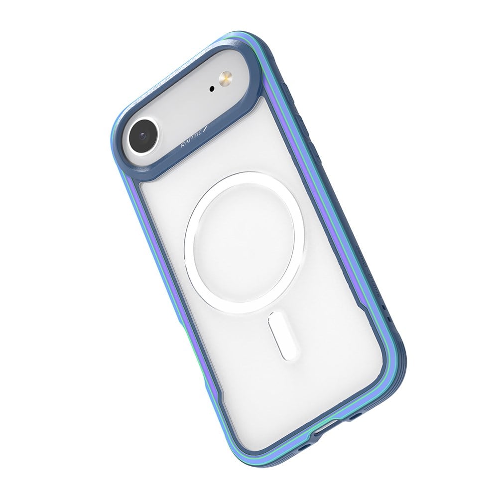 Apple iPhone 17 Air Kılıf M-safe Şarj Özellikli Airbagli Raptic Shield Serisi Şeffaf Arka Yüzey Kapak