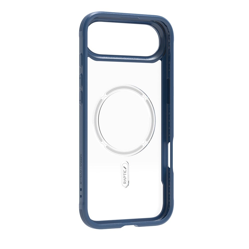 Apple iPhone 17 Air Kılıf M-safe Şarj Özellikli Airbagli Raptic Shield Serisi Şeffaf Arka Yüzey Kapak
