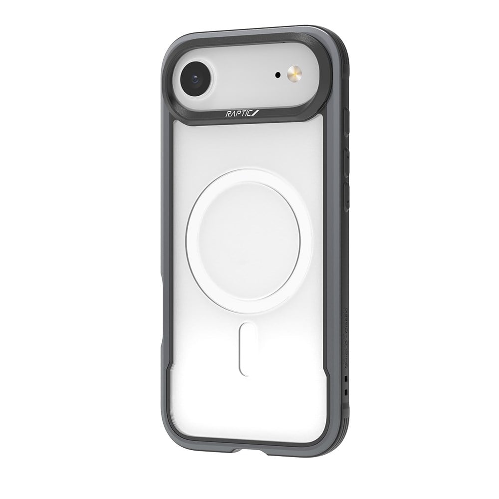 Apple iPhone 17 Air Kılıf M-safe Şarj Özellikli Airbagli Raptic Shield Serisi Şeffaf Arka Yüzey Kapak