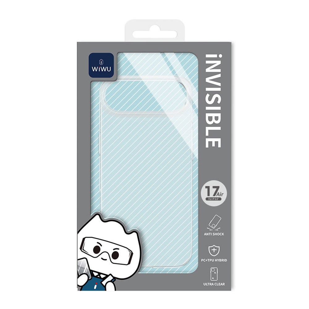 Apple iPhone 17 Air Kılıf Wiwu YXK-206 Invisible Sert PC Kapak